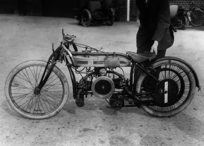 Framed Print : Bike At Brooklands Framed Print : Bike At Brooklands