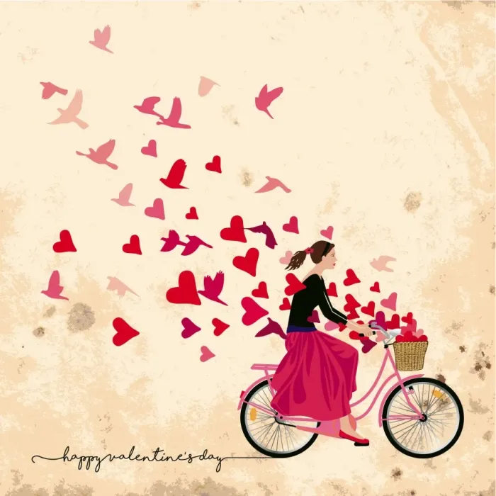 Framed Print : Bike-riding girl sends feelings of love and freedom Framed Print : Bike-riding girl sends feelings of love and freedom