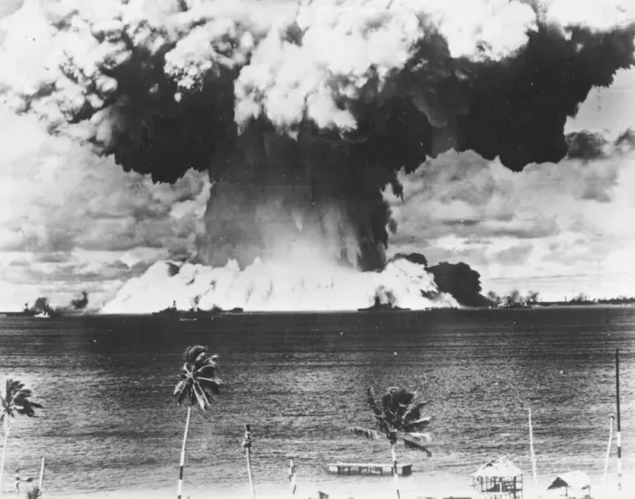 Framed Print : Bikini Bomb