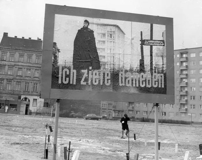 Framed Print : Billboard At Berlin Wall