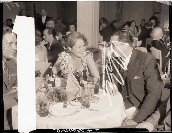 Framed Print : Billie Dove Eating with Her New Husband Framed Print : Billie Dove Eating with Her New Husband