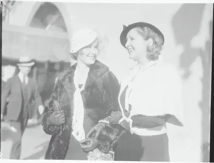 Framed Print : Billie Dove and Mary Ashcraft Laughing Together