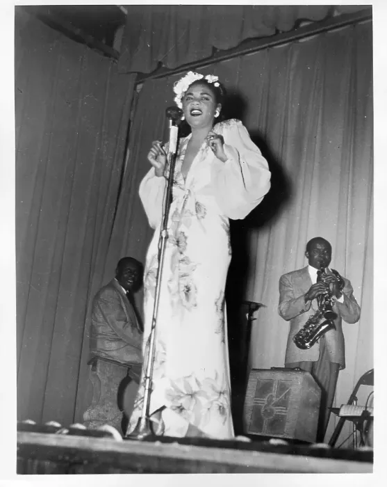 Framed Print : Billie Holiday Performing Framed Print : Billie Holiday Performing