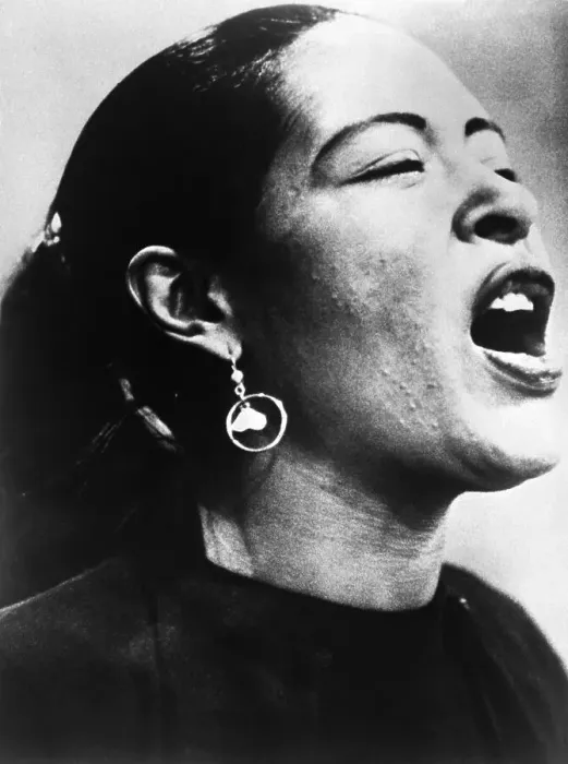 Framed Print : Billie Holiday Singing Framed Print : Billie Holiday Singing
