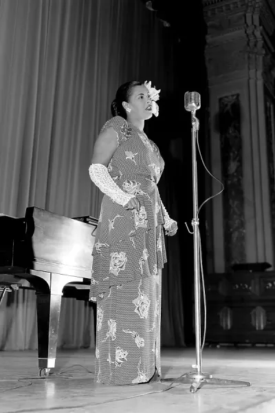 Billie Holiday Backstage Print circa 1945. Art Prints, Posters & Puzzles  from Fine Art Storehouse