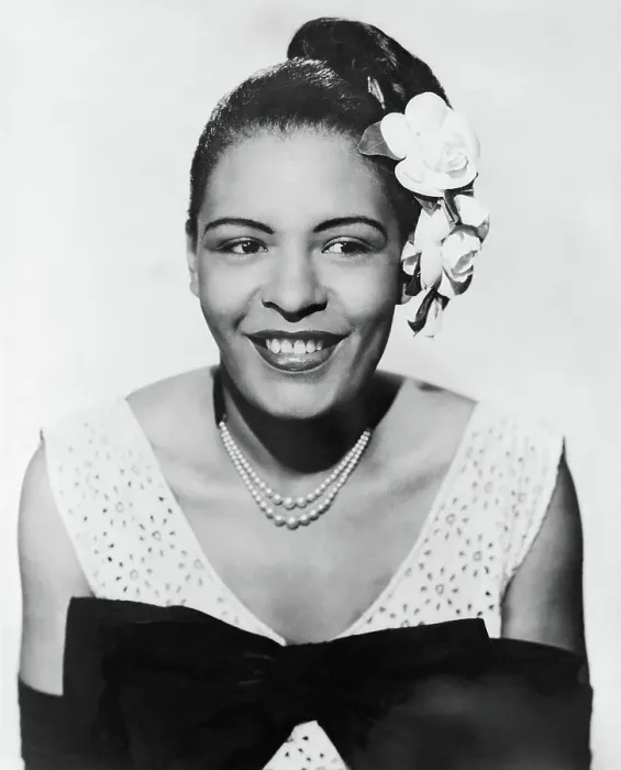 Framed Print : Billie Holiday Wearing Evening Gown Framed Print : Billie Holiday Wearing Evening Gown