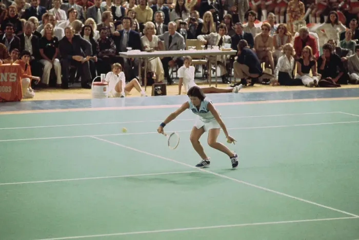 Framed Print : Billie Jean King In Battle Of The Sexes Match Framed Print : Billie Jean King In Battle Of The Sexes Match