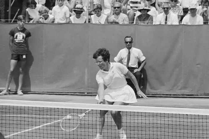 Framed Print : Billie Jean King Playing Close to the Net Framed Print : Billie Jean King Playing Close to the Net
