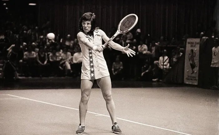 Framed Print : Billie Jean King Using Her Backhand Framed Print : Billie Jean King Using Her Backhand