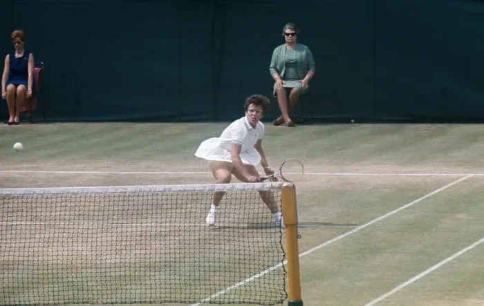 Framed Print : Billie Jean King at Wimbledon Framed Print : Billie Jean King at Wimbledon