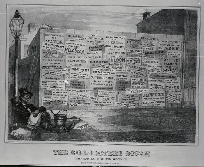 Framed Print : Billposter Dreaming Framed Print : Billposter Dreaming