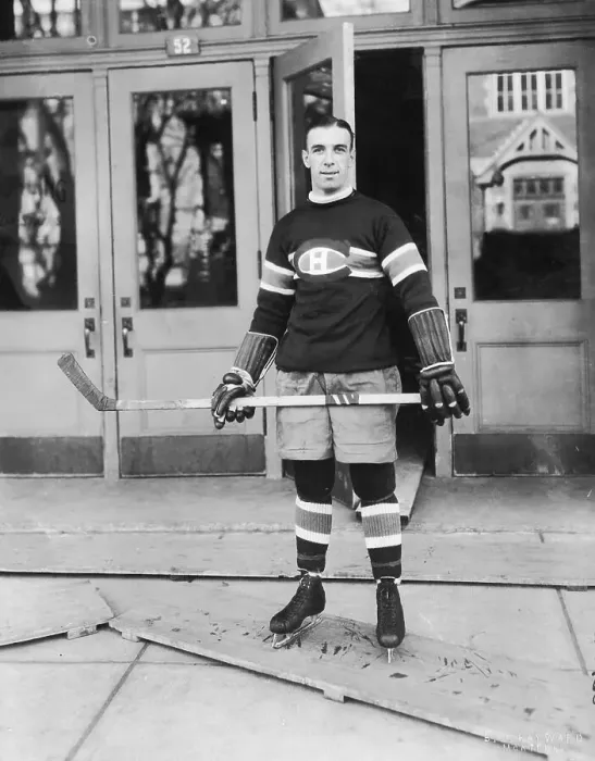 Framed Print : Billy Boucher of the Montreal Canadiens