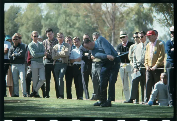 Framed Print : Billy Casper Putting Framed Print : Billy Casper Putting