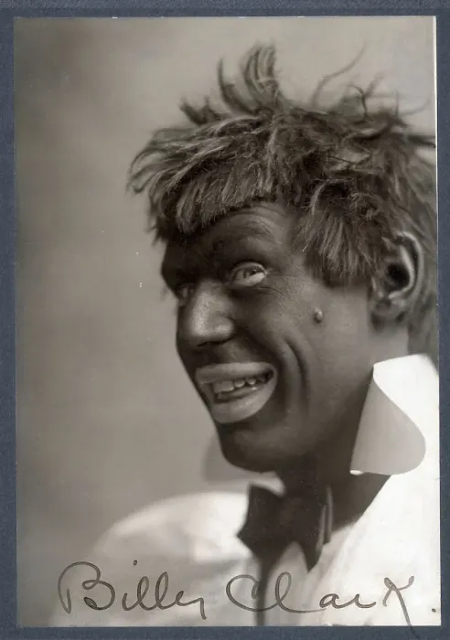 Framed Print : Billy Clark In Black Face Framed Print : Billy Clark In Black Face