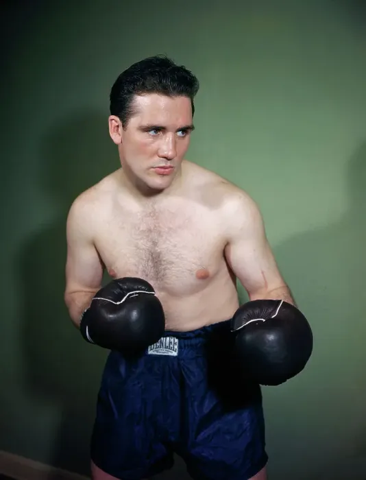 Framed Print : Billy Conn Posing in Boxing Attire Framed Print : Billy Conn Posing in Boxing Attire