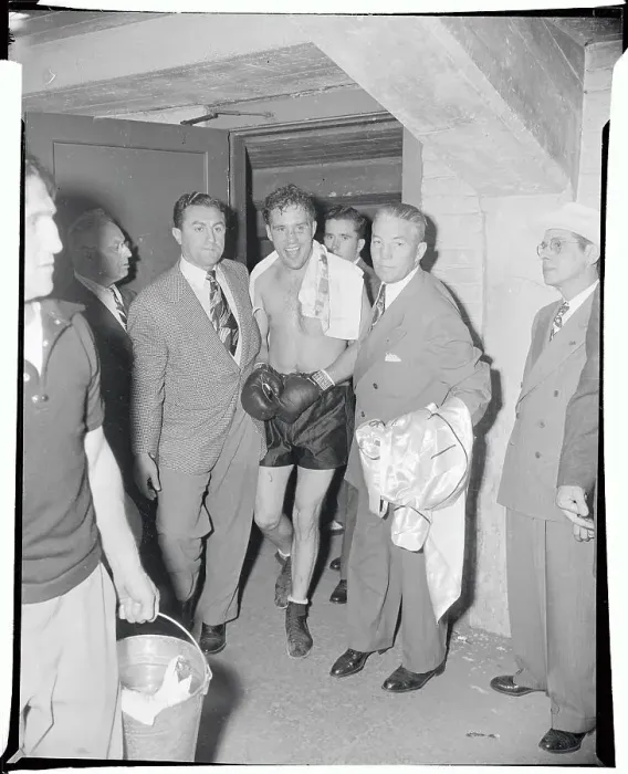 Framed Print : Billy Conn Smiling After Match Framed Print : Billy Conn Smiling After Match