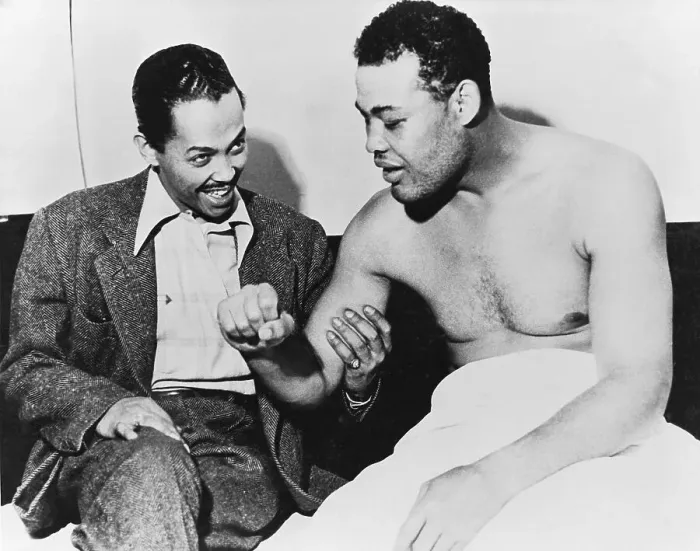 Framed Print : Billy Eckstine and Joe Louis Framed Print : Billy Eckstine and Joe Louis