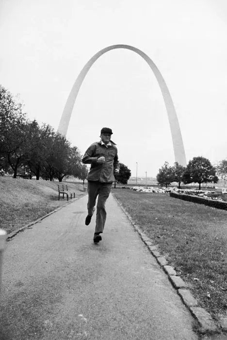 Framed Print : Billy Graham During His Daily Jog Framed Print : Billy Graham During His Daily Jog