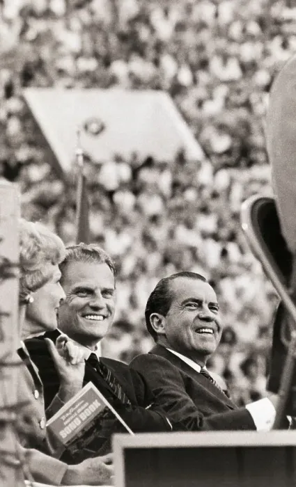 Framed Print : Billy Graham with President Richard Nixon Framed Print : Billy Graham with President Richard Nixon
