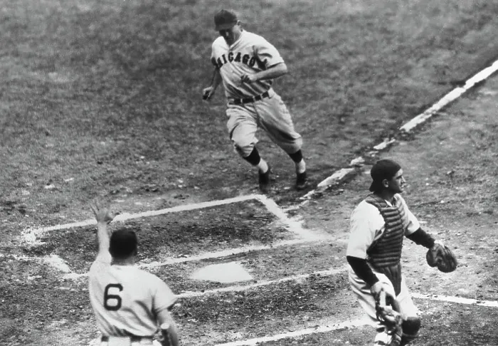 Framed Print : Billy Herman - 1935 World Series Framed Print : Billy Herman - 1935 World Series