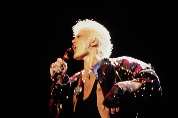 Framed Print : Billy Idol at Irvine Meadows Amphitheatre