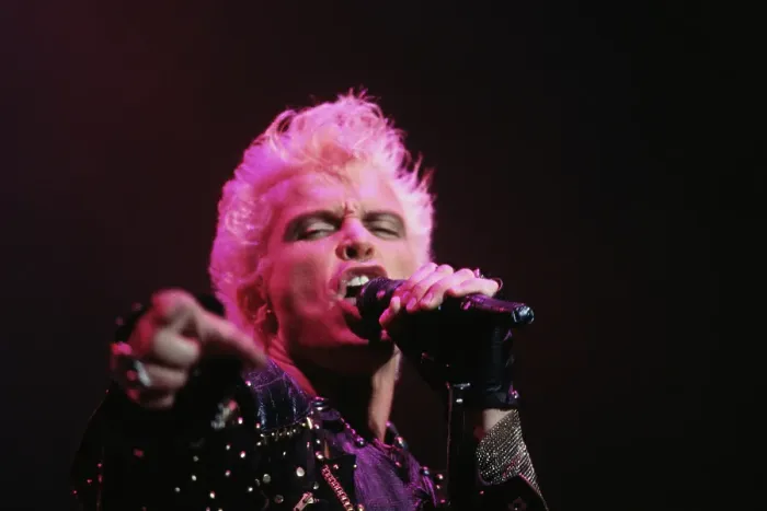 Framed Print : Billy Idol at Irvine Meadows Amphitheatre Framed Print : Billy Idol at Irvine Meadows Amphitheatre