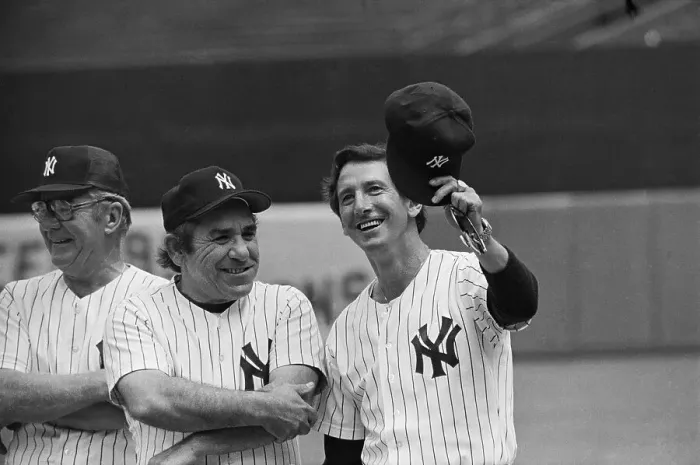 Framed Print : Billy Martin with Yogi Berra Framed Print : Billy Martin with Yogi Berra