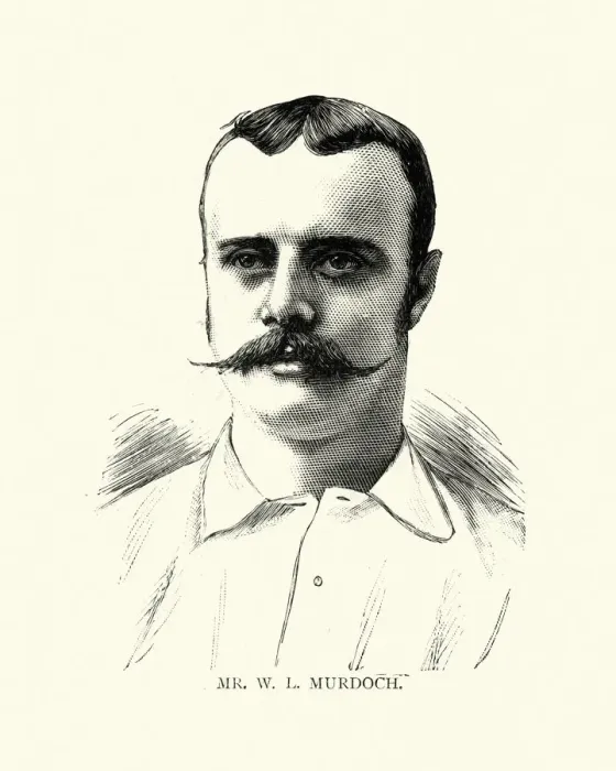 Framed Print : Billy Murdoch, Victorian Australian cricketer, 19th Century Framed Print : Billy Murdoch, Victorian Australian cricketer, 19th Century