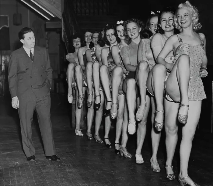Framed Print : Billy Rose And Aquacade Dancers