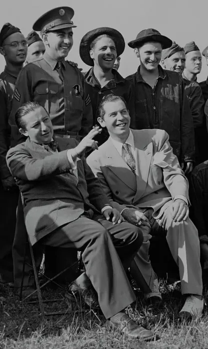 Framed Print : Billy Rose And Milton Berle