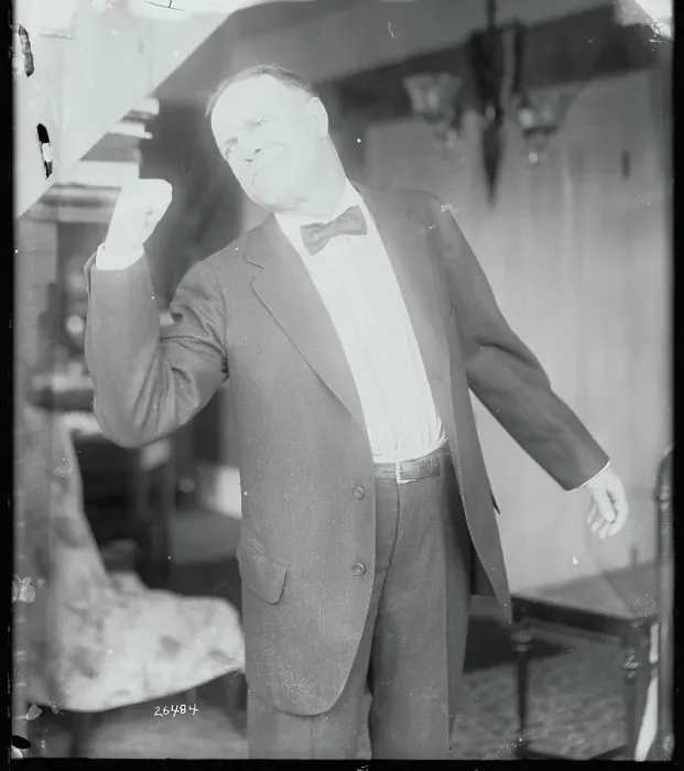 Framed Print : Billy Sunday in Fervent Stance Framed Print : Billy Sunday in Fervent Stance