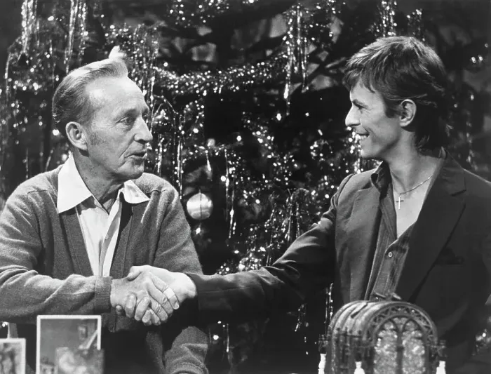 Framed Print : Bing Crosby and David Bowie Framed Print : Bing Crosby and David Bowie