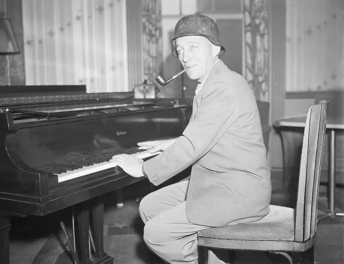 Framed Print : Bing Crosby Playing Piano Framed Print : Bing Crosby Playing Piano