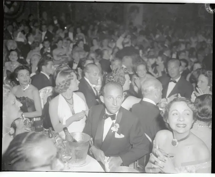 Framed Print : Bing Crosby Sitting Among His Fans Framed Print : Bing Crosby Sitting Among His Fans