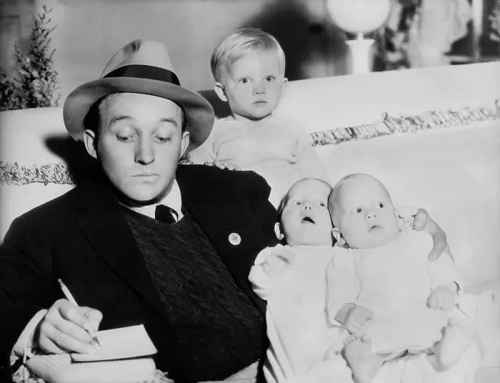 Framed Print : Bing Crosby with His Sons Framed Print : Bing Crosby with His Sons