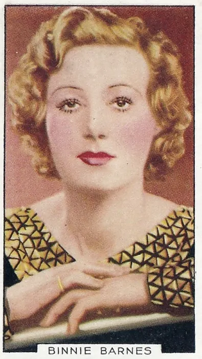 Framed Print : Binnie Barnes, Portraits of Famous Stars series, Collectible Gallaher Cigarette Card, 1935 Framed Print : Binnie Barnes, Portraits of Famous Stars series, Collectible Gallaher Cigarette Card, 1935