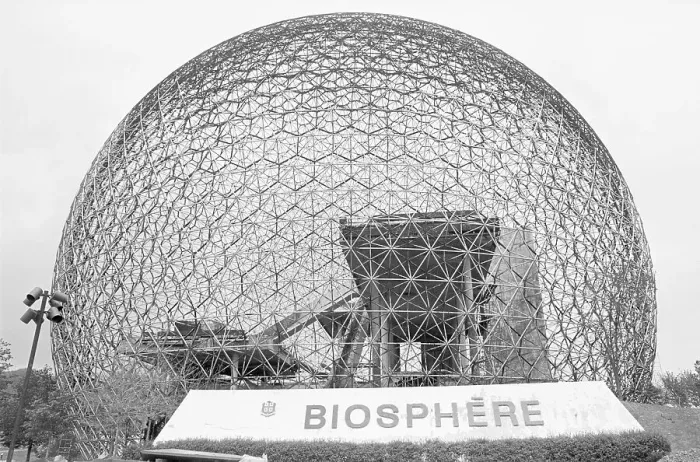 Framed Print : Biosphere Pavilion of Expo 67