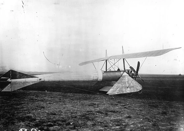 Biplane. 1911: The biplane Coanda at an aviation meeting at Reims
