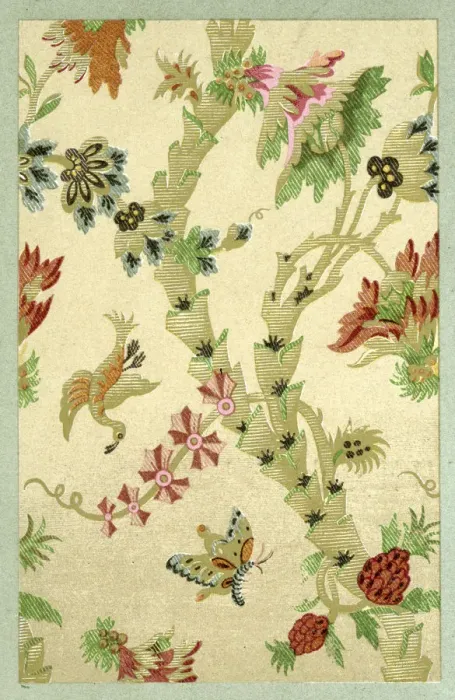 Framed Print : Bird Pattern - 17th Century Framed Print : Bird Pattern - 17th Century