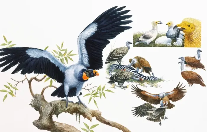 Framed Print : Birds of prey in flight and perched on branch of tree Framed Print : Birds of prey in flight and perched on branch of tree