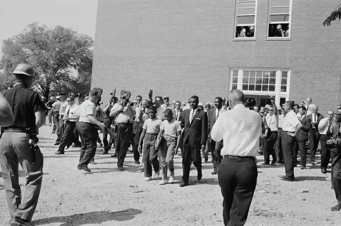 Framed Print : Birmingham School Desegregation Framed Print : Birmingham School Desegregation