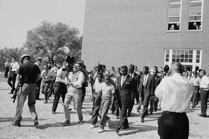 Framed Print : Birmingham School Desegregation Framed Print : Birmingham School Desegregation