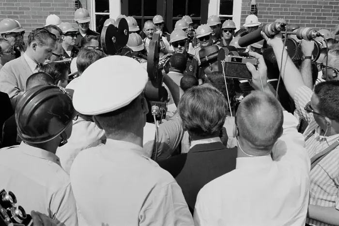 Framed Print : Birmingham School Desegregation Framed Print : Birmingham School Desegregation