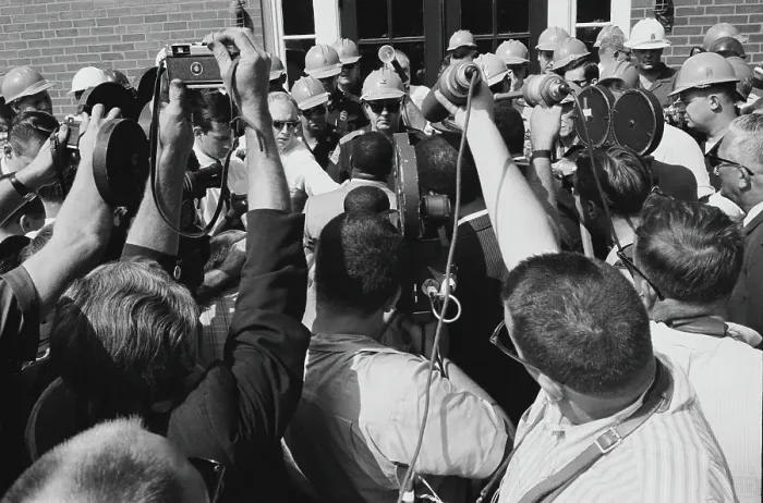 Framed Print : Birmingham School Desegregation Framed Print : Birmingham School Desegregation