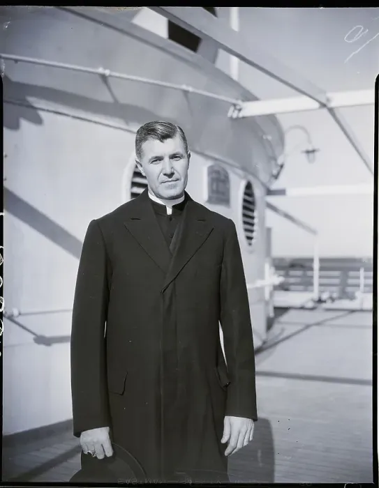 Framed Print : Bishop Stepen J. Donahue Seen On Ship Framed Print : Bishop Stepen J. Donahue Seen On Ship