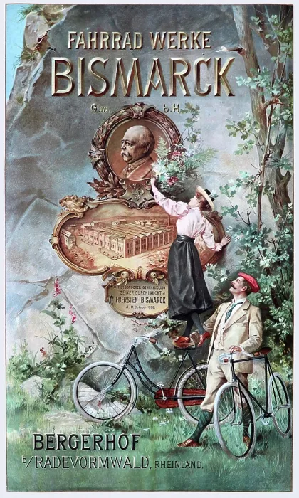 Framed Print : Bismarck. BISMARCK. Fahrrad Werke Bismarck G.M.B.H Framed Print : Bismarck. BISMARCK. Fahrrad Werke Bismarck G.M.B.H