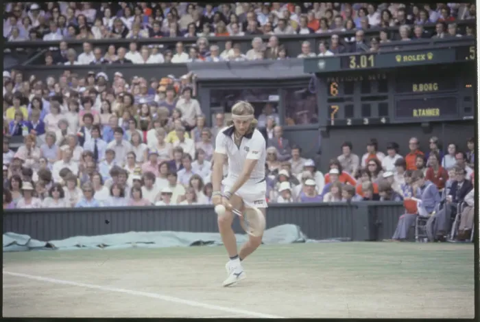 Framed Print : Bjorn Borg Playing Tennis Framed Print : Bjorn Borg Playing Tennis