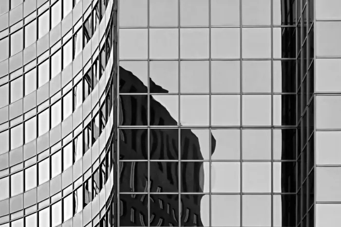 Framed Print : Black Glass Building Framed Print : Black Glass Building