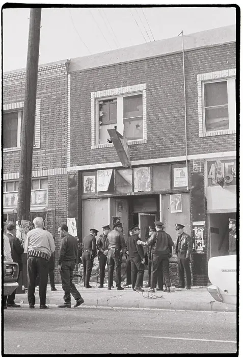 Framed Print : Black Panther Party Raid Framed Print : Black Panther Party Raid