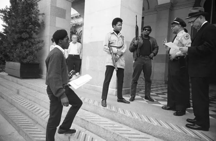 Framed Print : Black Panthers at California State Capitol Framed Print : Black Panthers at California State Capitol